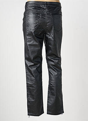 Pantalon drept închidere cu fermoar sub clapetă cu nasturi negru HEINE femeie