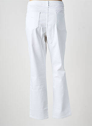 Pantalon slim buzunare alb LINEA TESINI femeie
