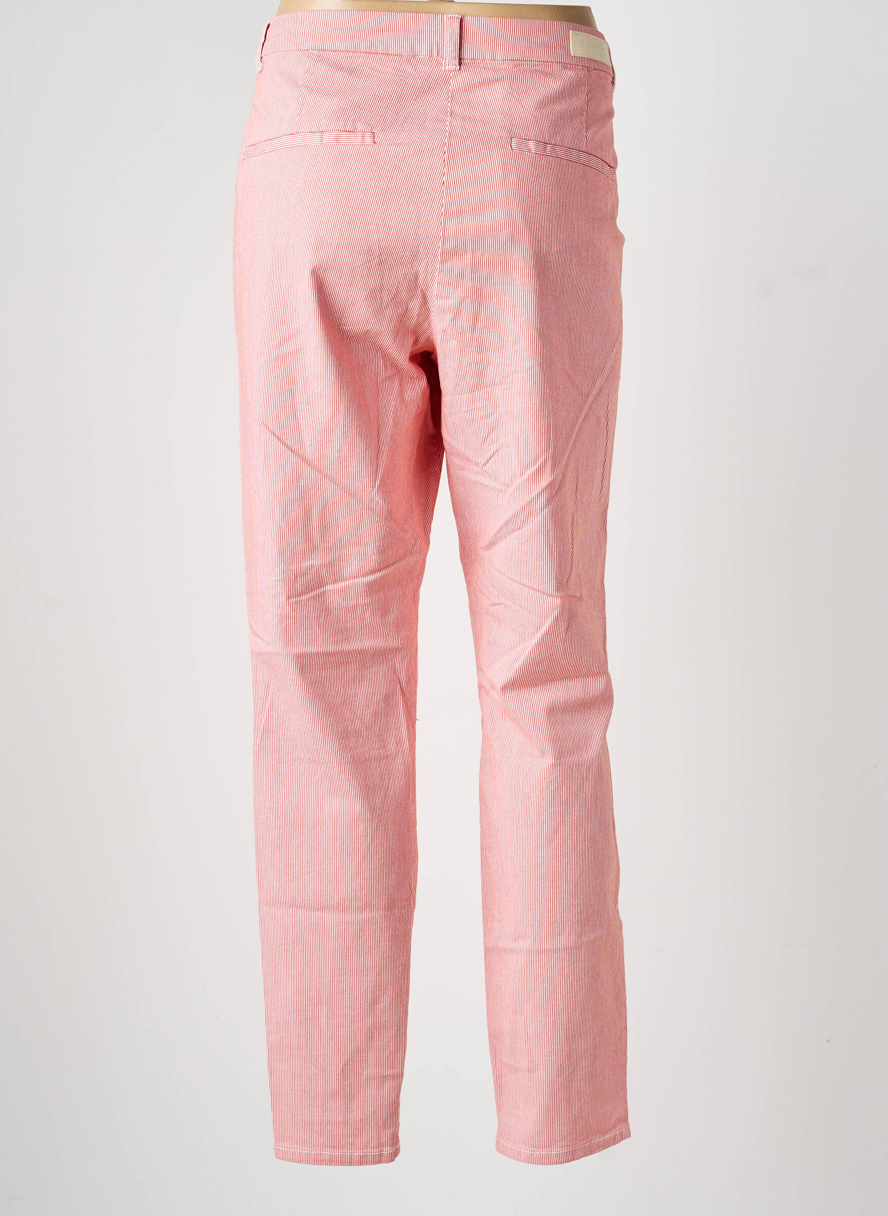 Pantalon slim buzunare roșu SANDWICH femeie