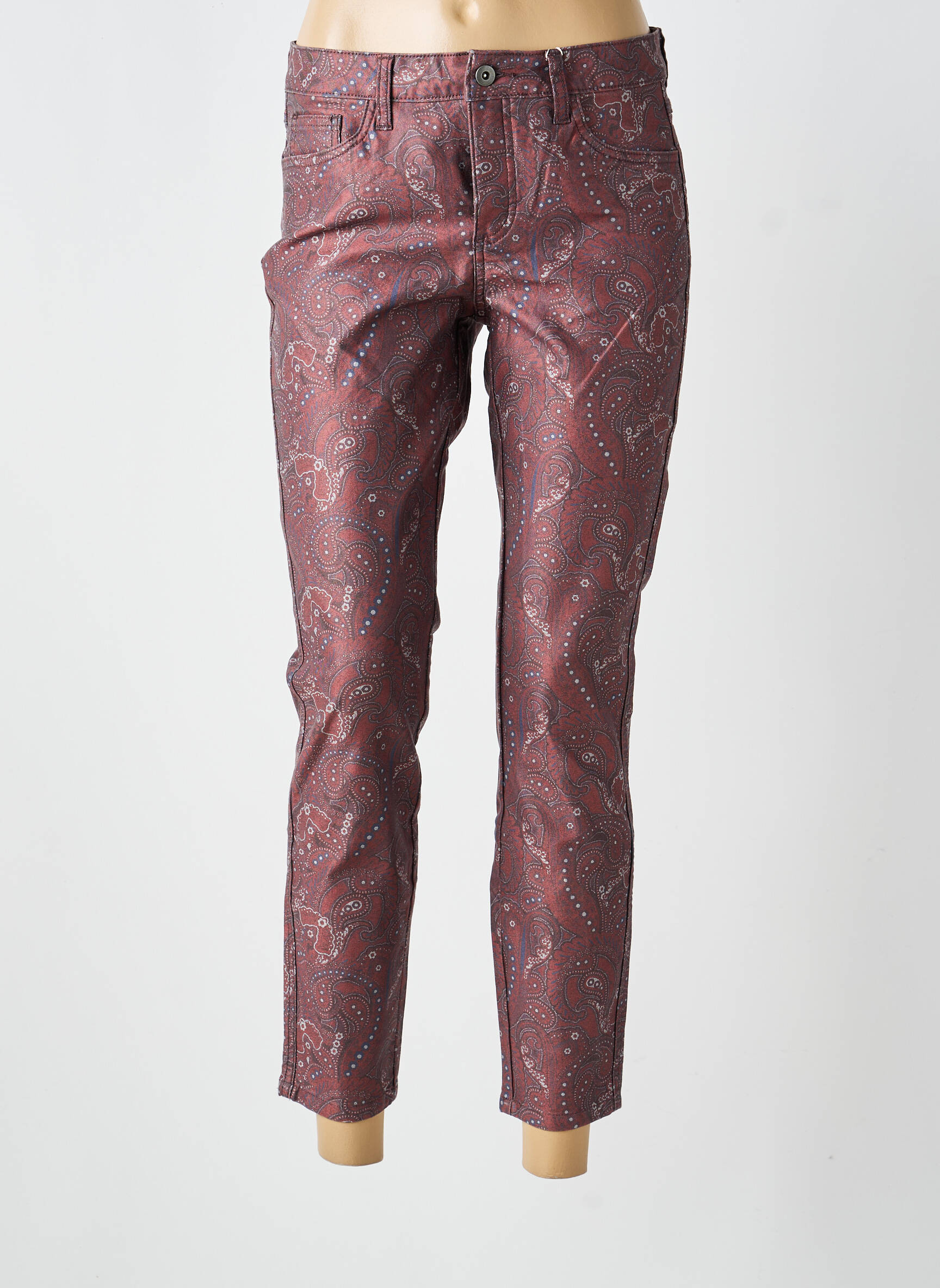 Pantalon 7/8 elasticitate mărime normală roșu HEINE femeie