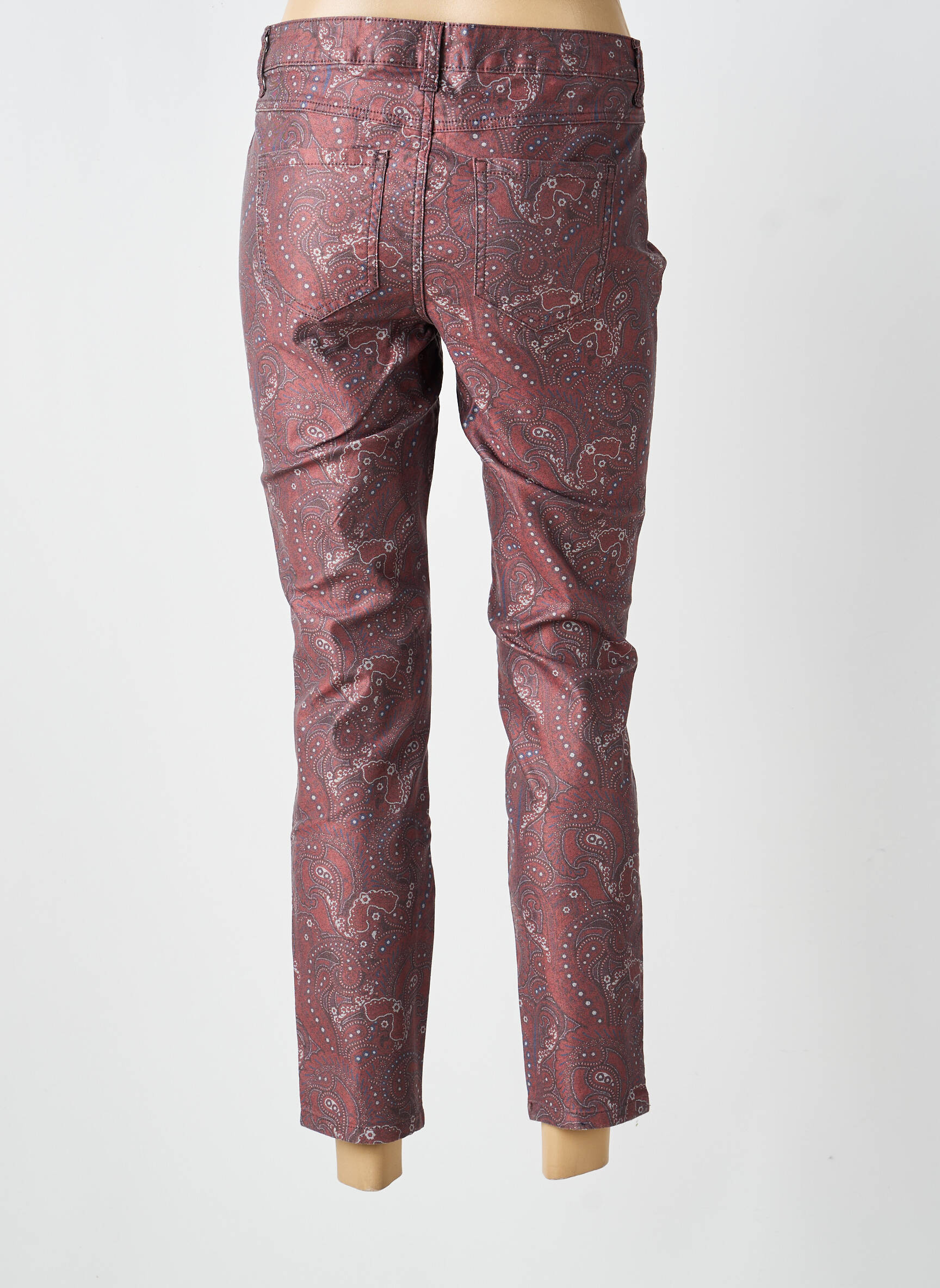 Pantalon 7/8 elasticitate mărime normală roșu HEINE femeie