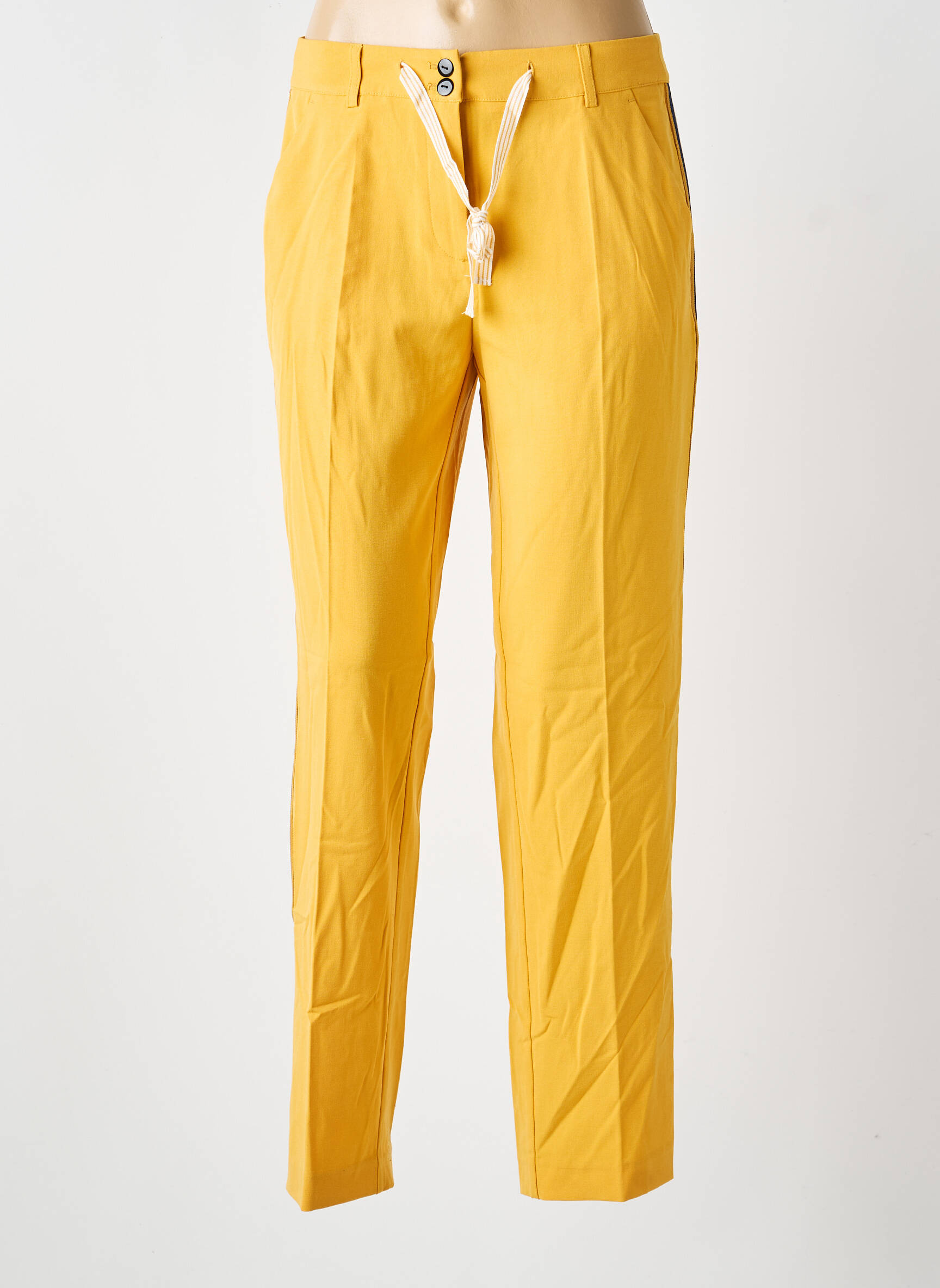 Pantalon drept elasticitate mărime normală portocalie HEINE femeie