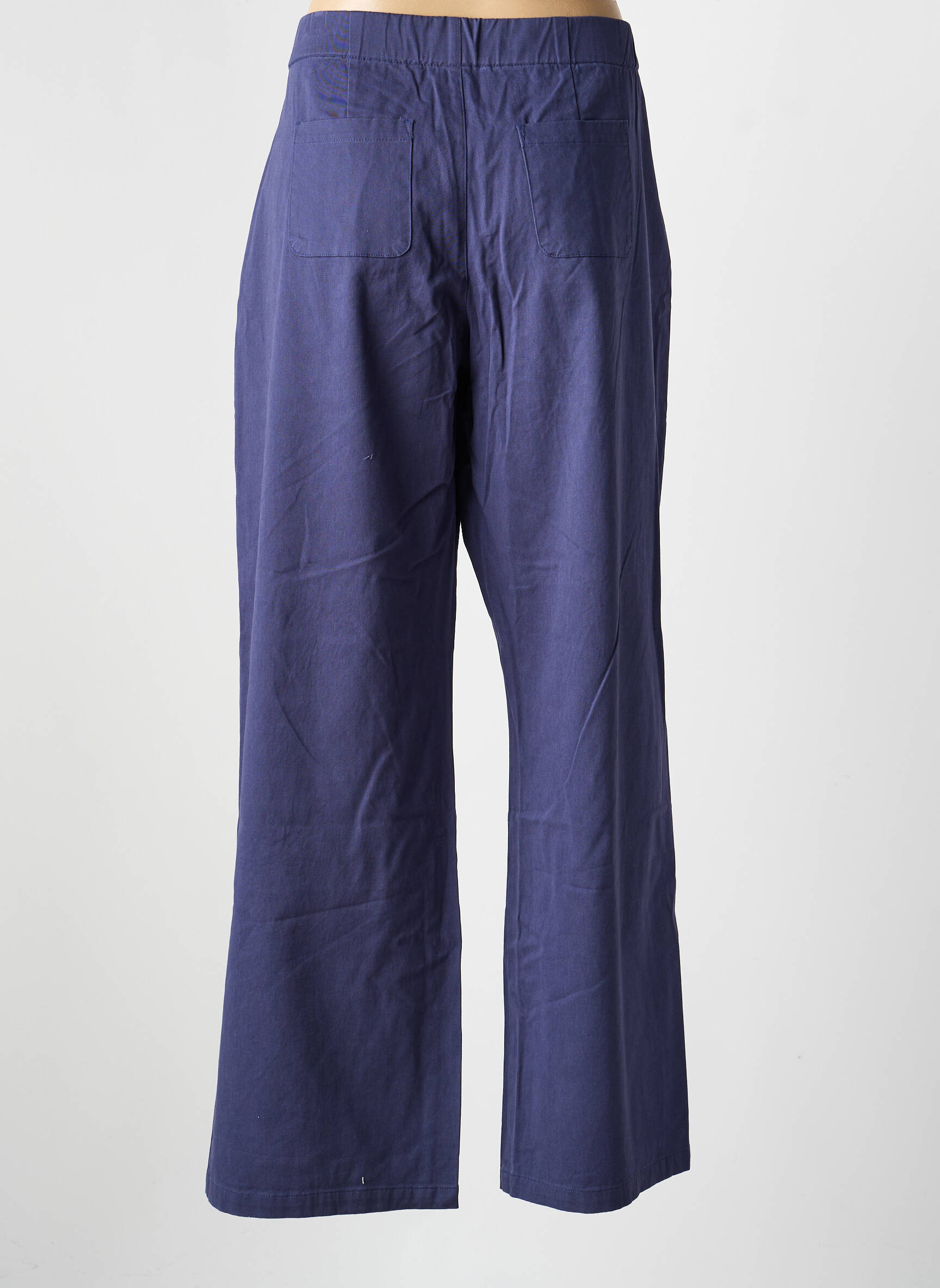 Pantalon drept elasticitate mărime normală albastru LA FIANCÉE femeie