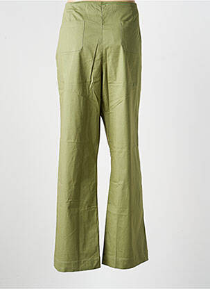 Pantalon drept elasticitate mărime normală verde LA FIANCÉE femeie