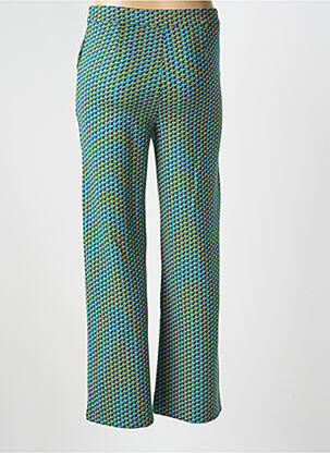 Pantalon drept elasticitate mărime normală verde PRINCESSE NOMADE femeie