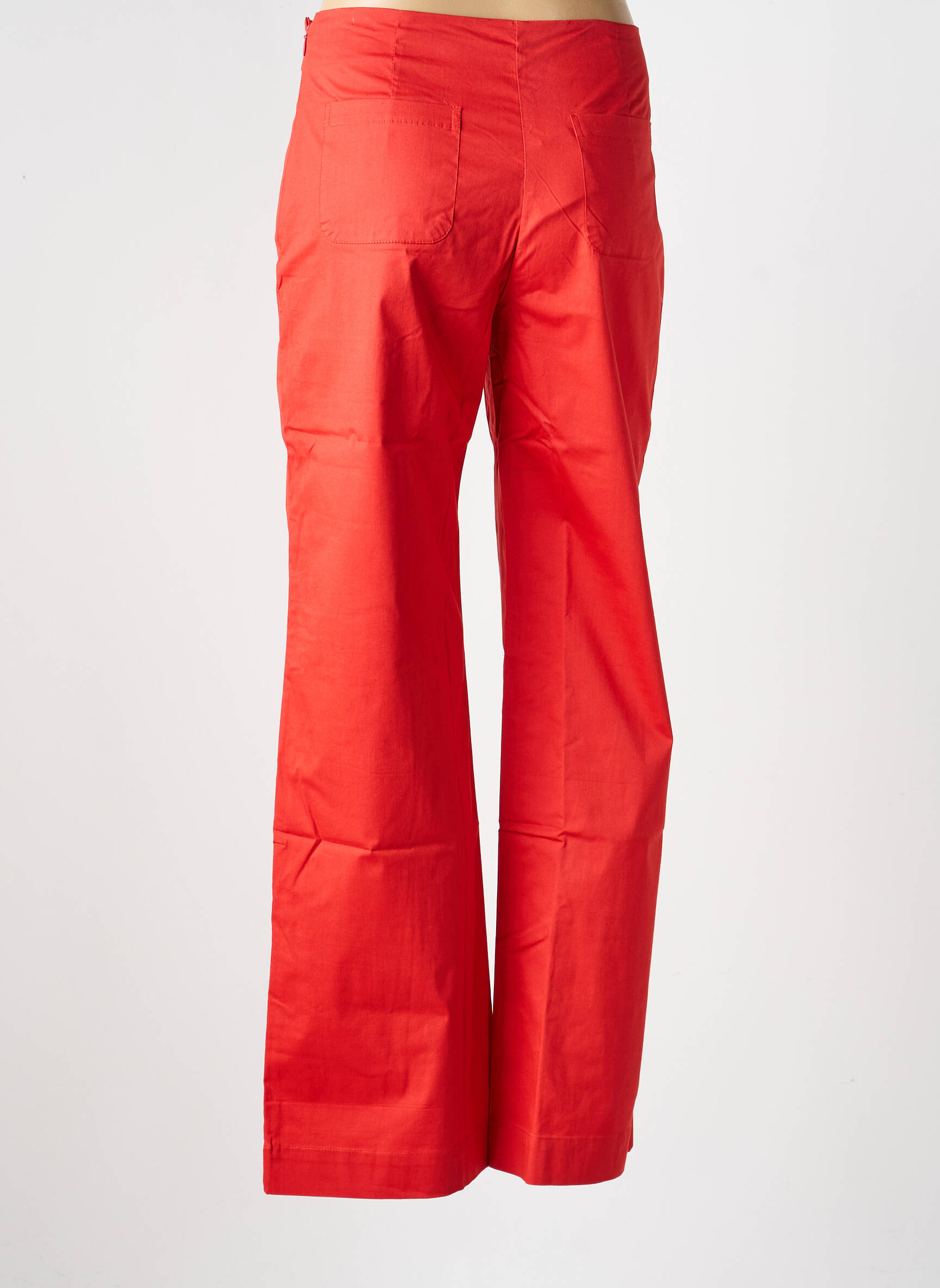 Pantalon drept elasticitate mărime normală roșu LA FIANCÉE femeie