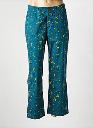 Pantalon 7/8 talie înaltă talie înaltă verde LA FIANCÉE femeie