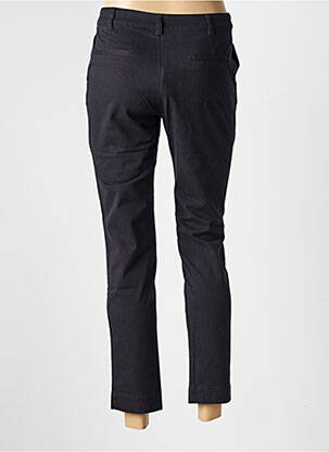 Pantalon chino închidere cu fermoar sub clapetă cu nasturi mărime normală negru LA FIANCÉE femeie
