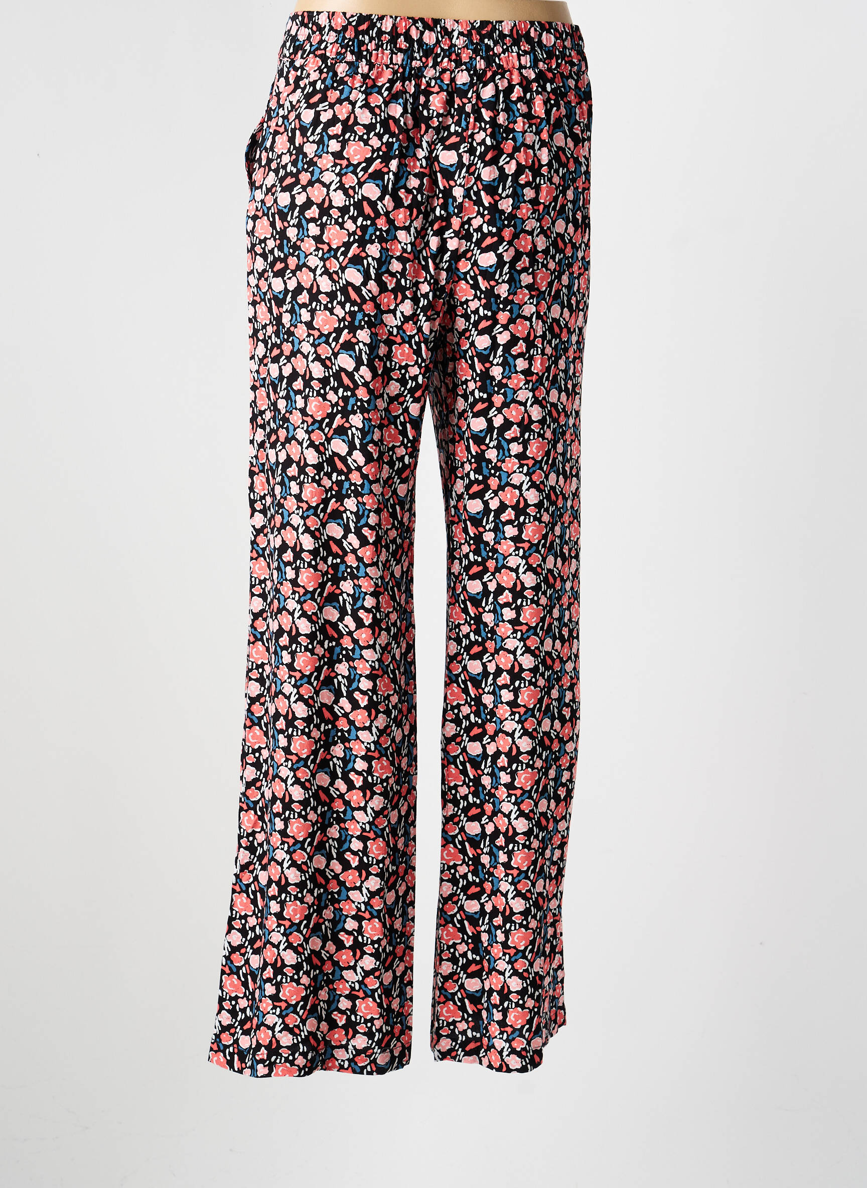 Pantalon drept talie elastică negru LA FIANCEE DU MEKONG femeie