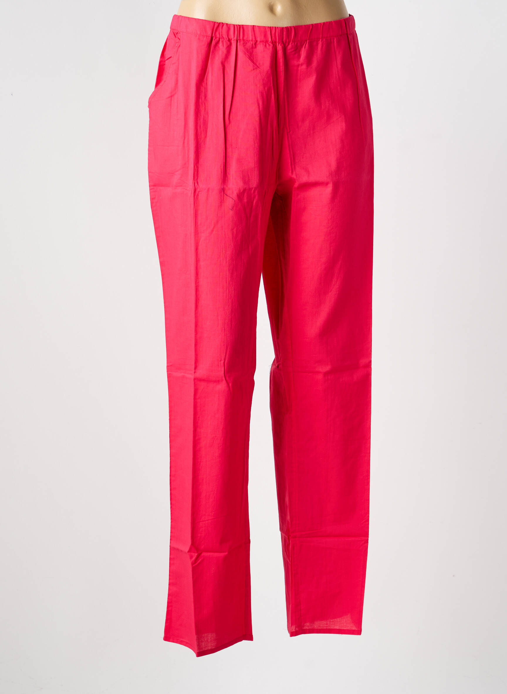Pantalon drept talie elastică roșu LA FIANCEE DU MEKONG femeie