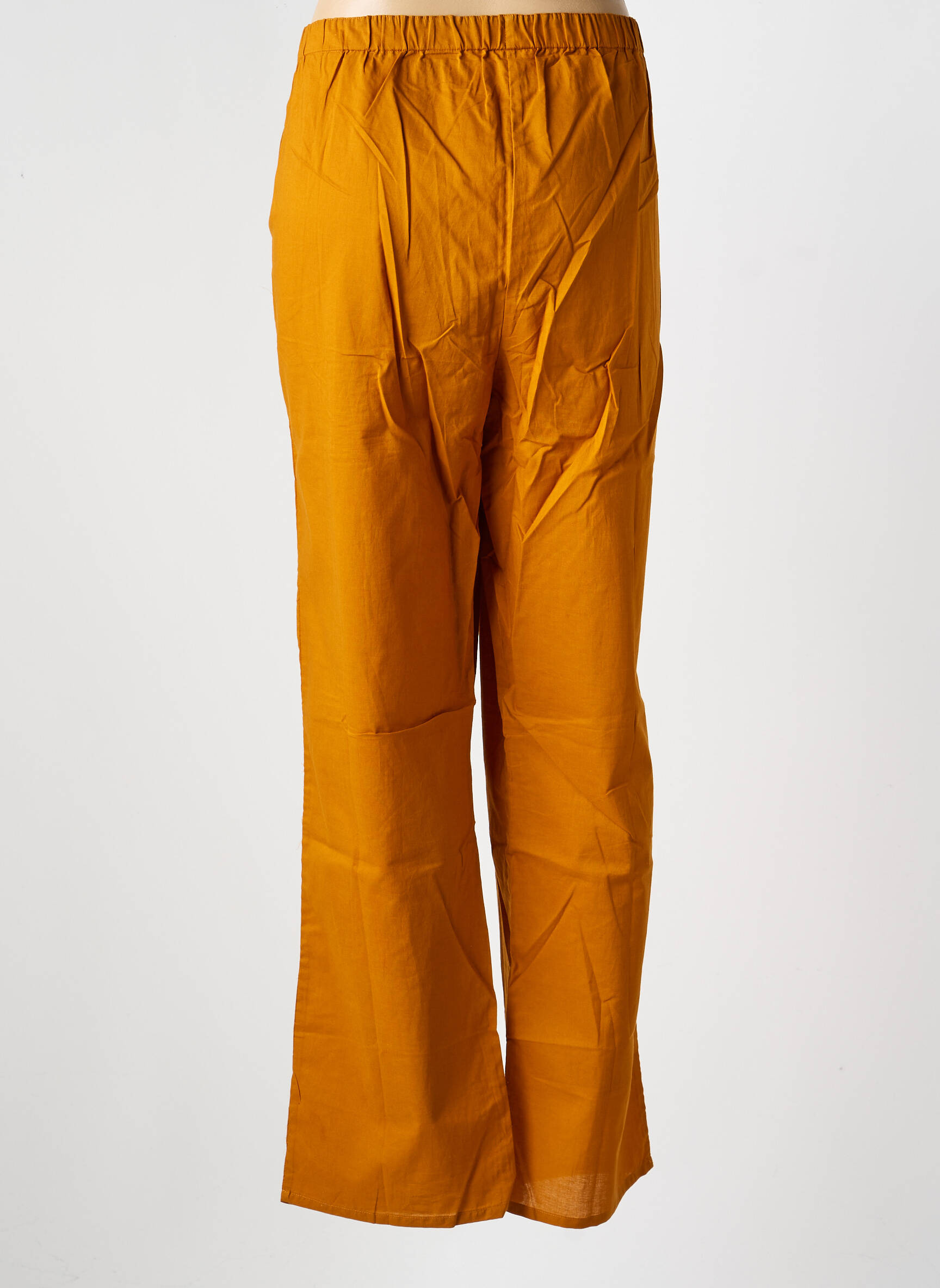 Pantalon drept talie elastică galben LA FIANCEE DU MEKONG femeie
