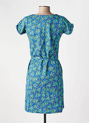 Rochie scurtă mâneci scurte mâneci scurte albastru PRINCESSE NOMADE femeie