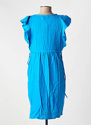 Rochie scurtă mâneci scurte mâneci scurte albastru LA FIANCÉE femeie