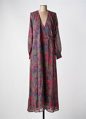 Rochie lungă mâneci lungi mâneci lungi violet LA FIANCÉE femeie