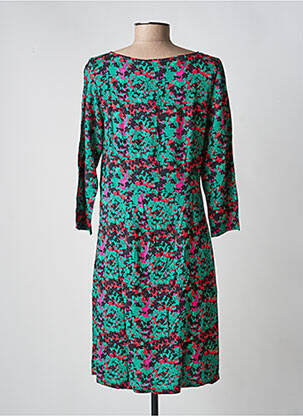 Rochie scurtă mâneci 3/4 mâneci 3/4 verde LA FIANCÉE femeie