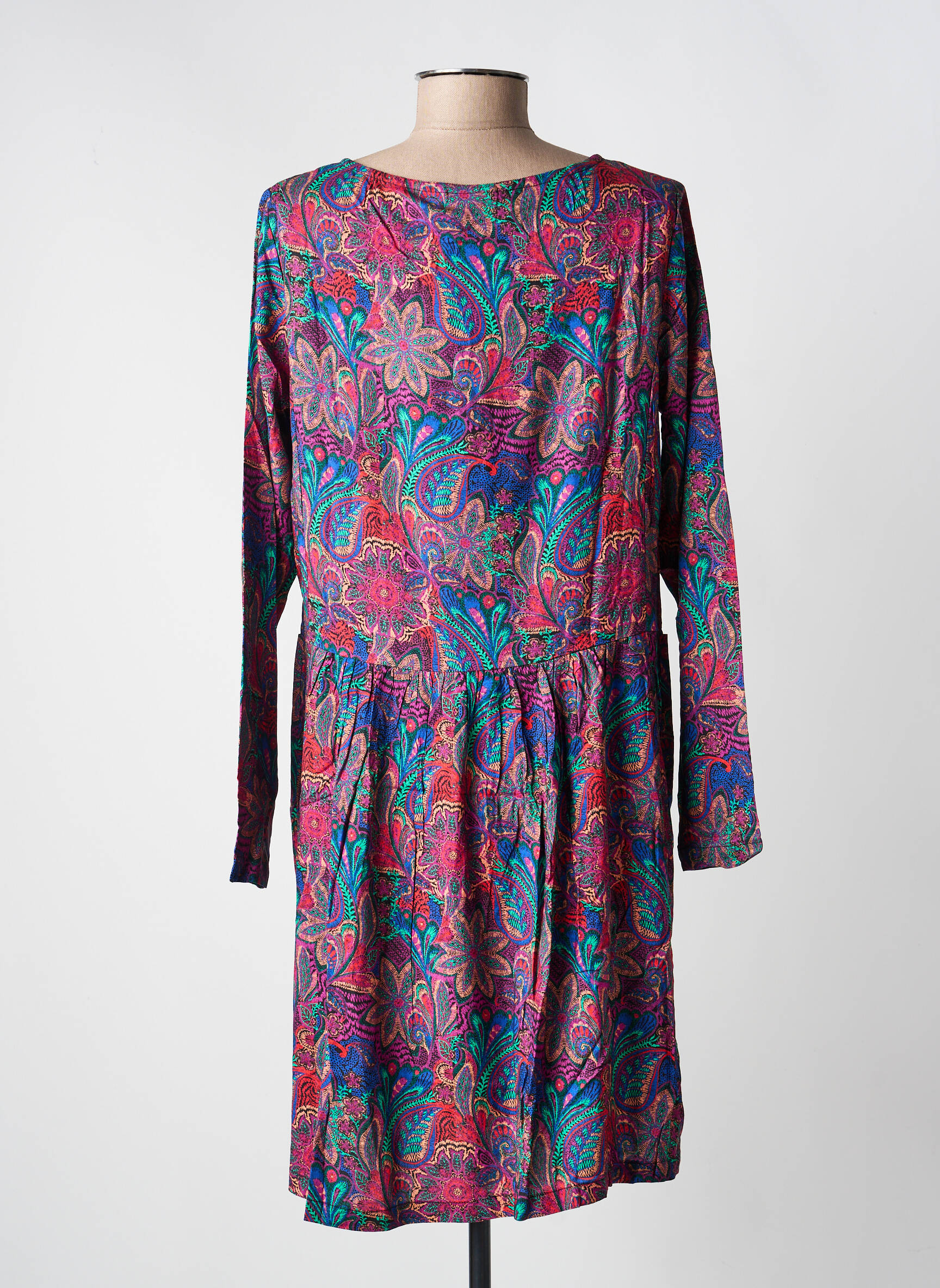 Rochie scurtă mâneci lungi mâneci lungi violet LA FIANCÉE femeie