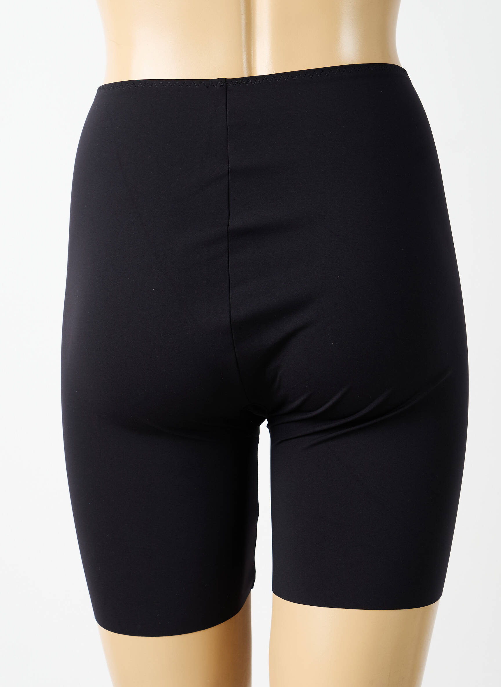 Chilot efect material satinat negru IMPLICITE femeie