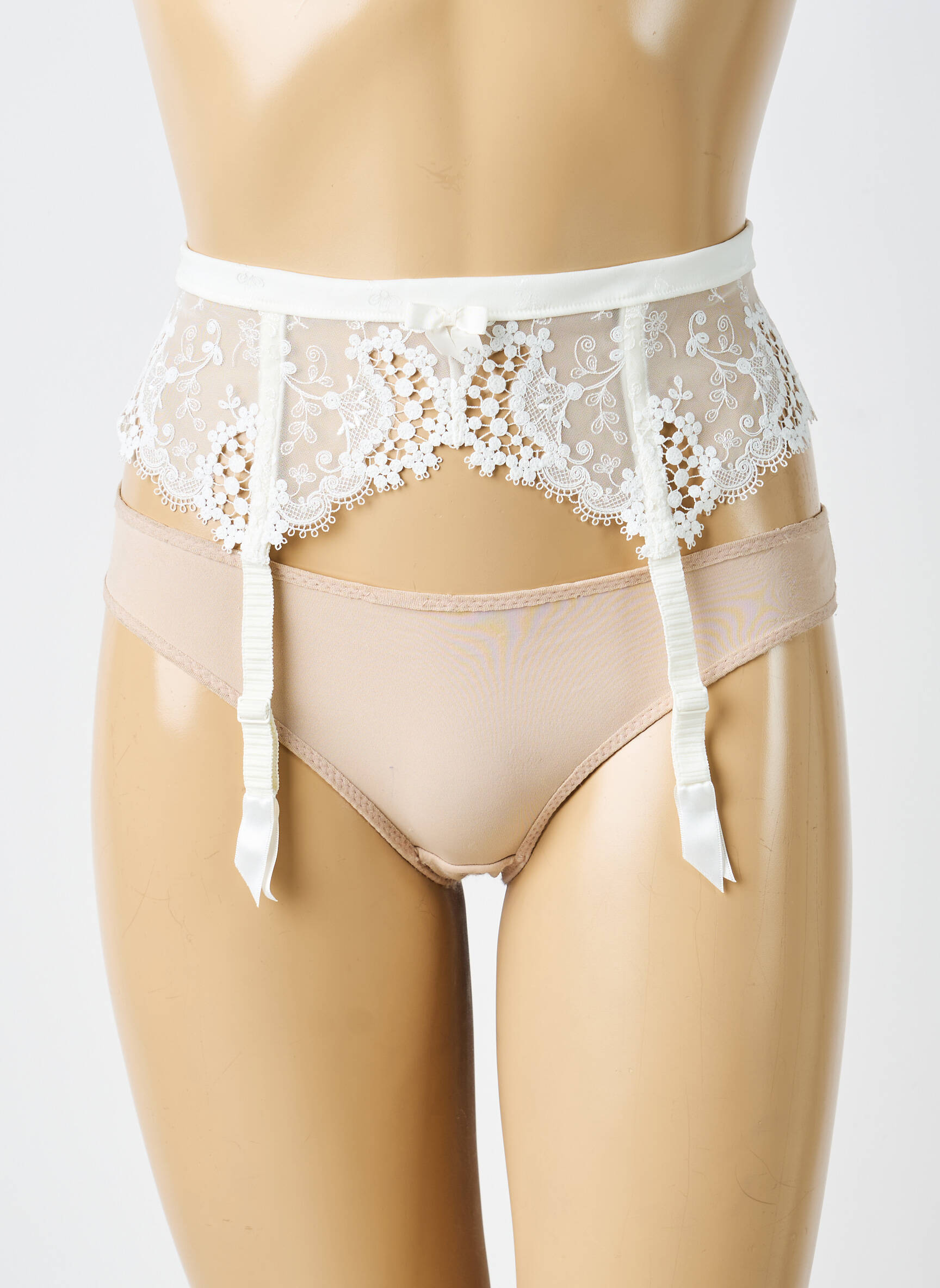 Corset/jartieră broderie alb SIMONE PERELE femeie