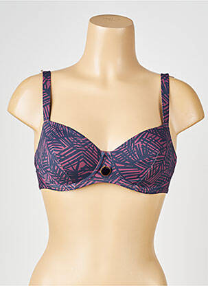 Sutien de costum de baie elasticitate sutien cupe întregi cu decolteu înalt violet SIMONE PERELE femeie