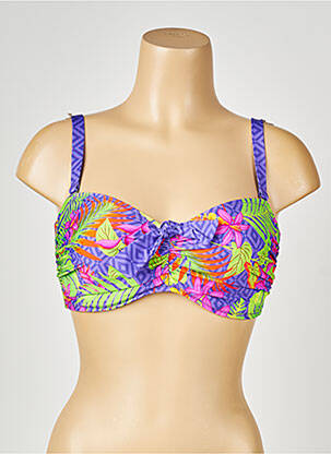 Sutien de costum de baie elasticitate violet ANTIGEL femeie