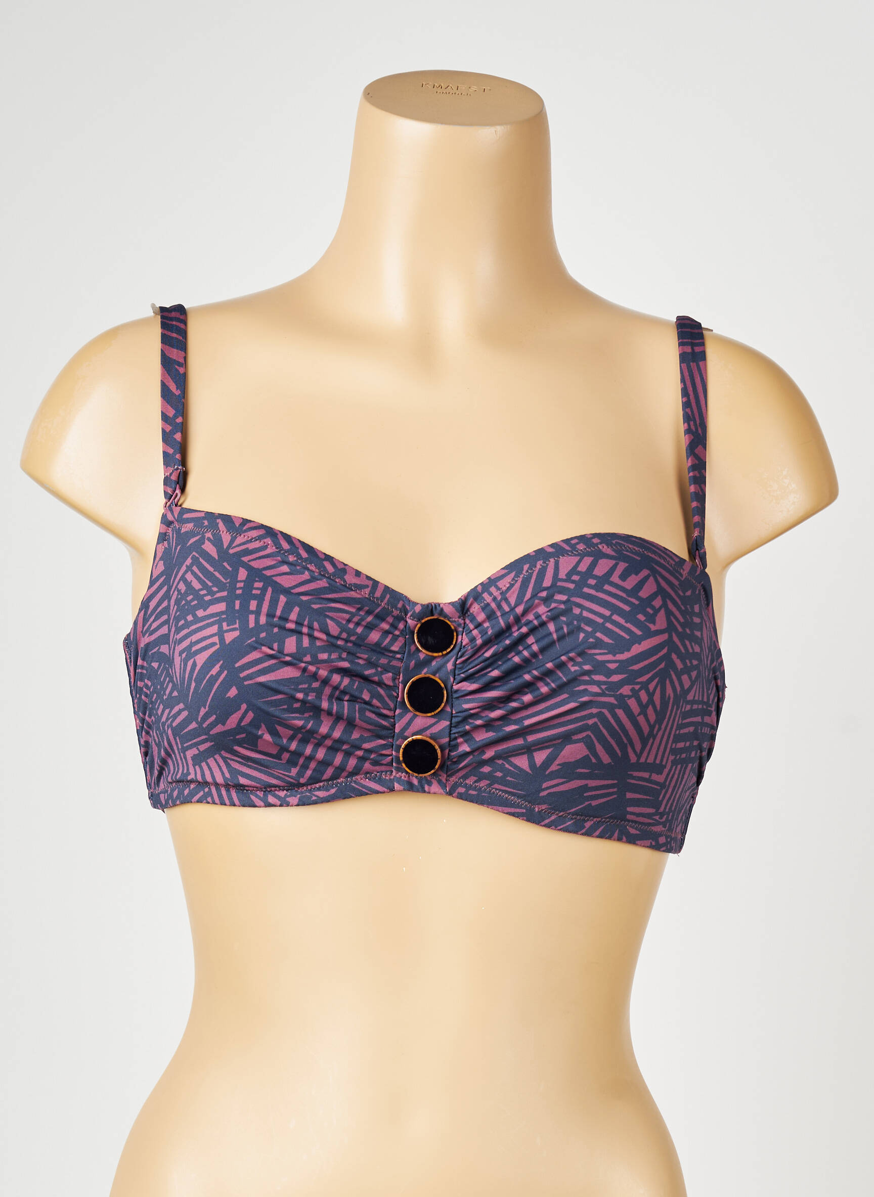 Sutien de costum de baie top bentiță top bentiță violet SIMONE PERELE femeie