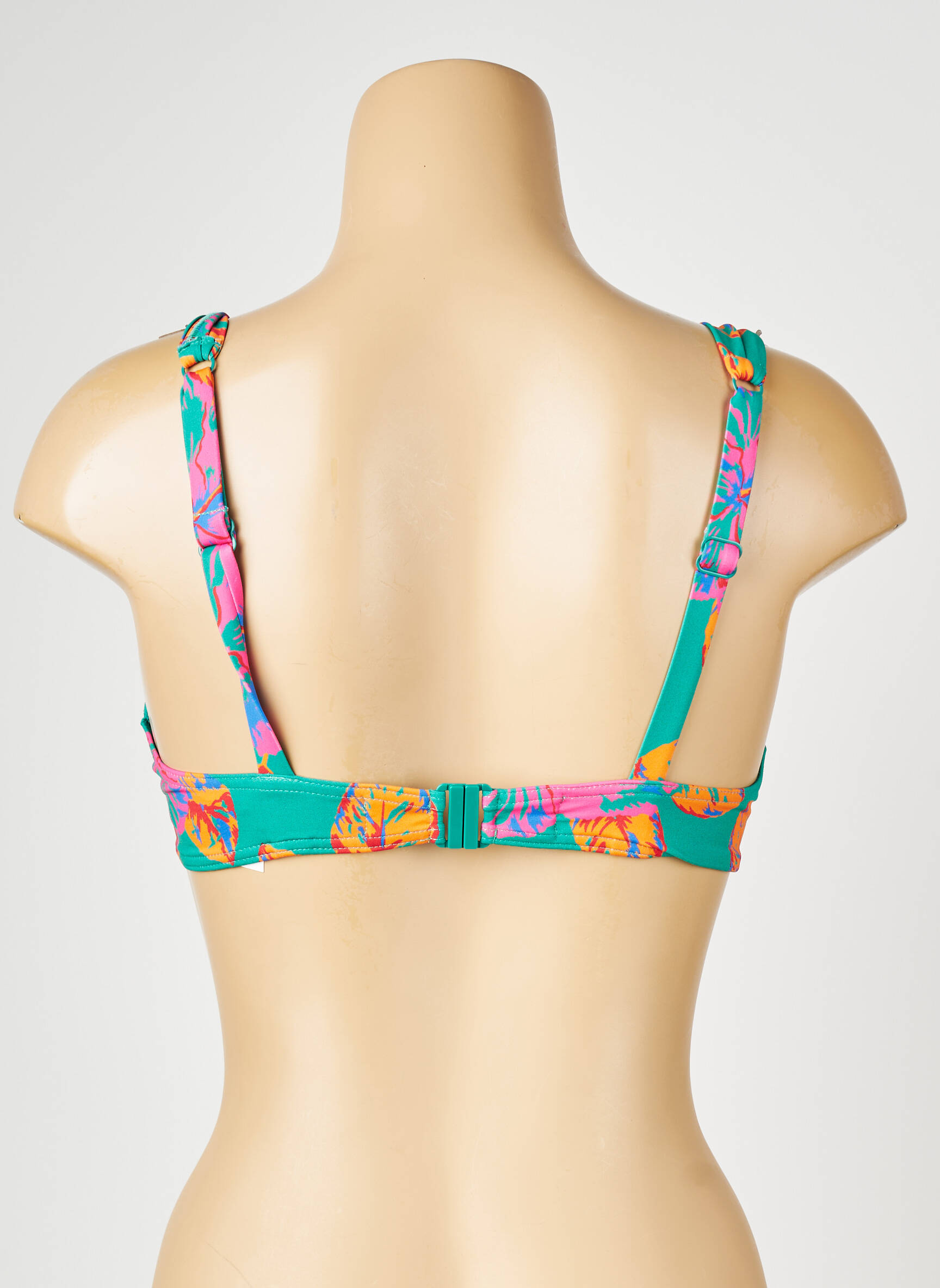 Sutien de costum de baie sutien cupe întregi cu decolteu înalt sutien cupe întregi cu decolteu înalt verde SIMONE PERELE femeie