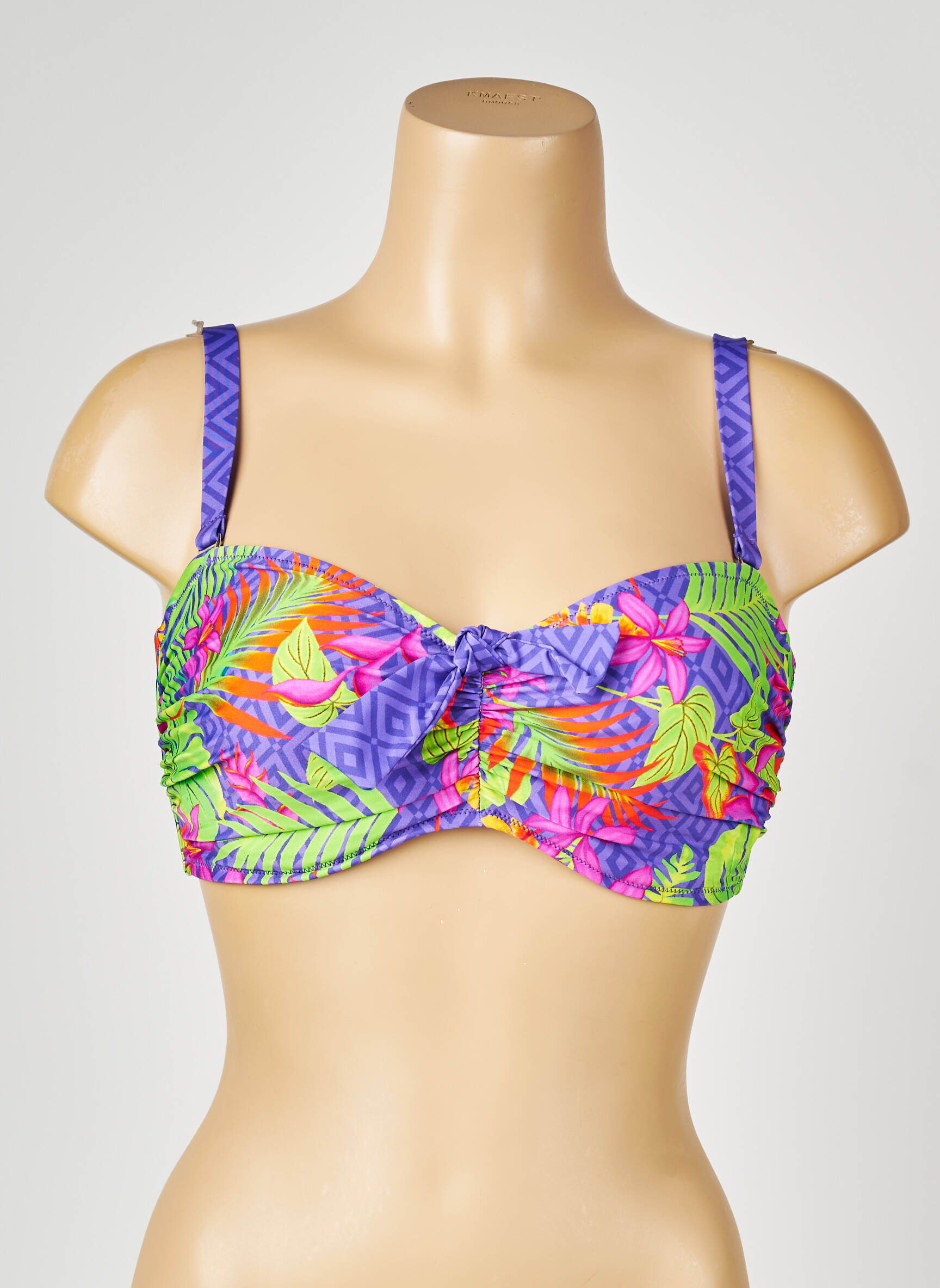 Sutien de costum de baie elasticitate violet ANTIGEL femeie