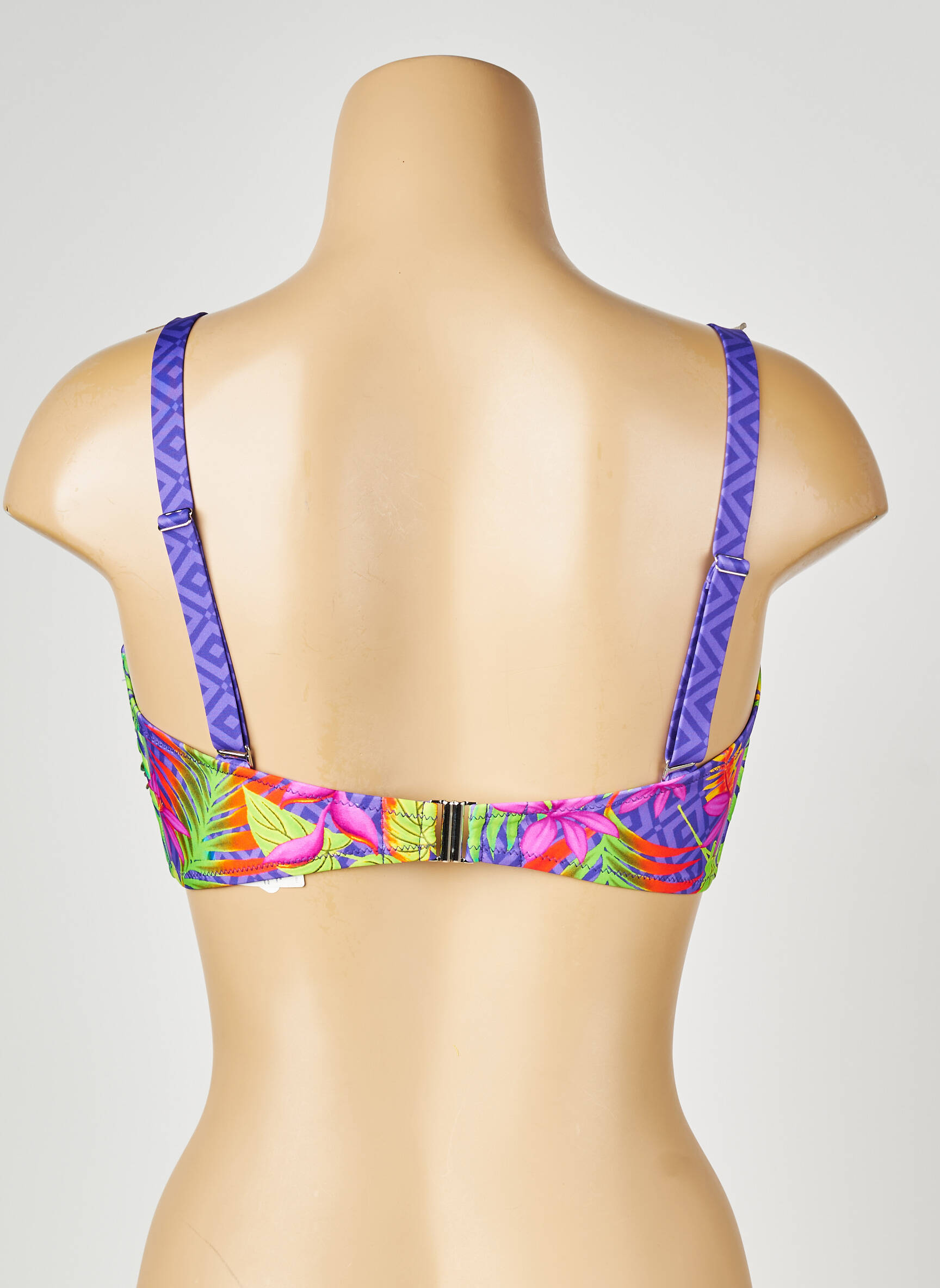 Sutien de costum de baie elasticitate violet ANTIGEL femeie