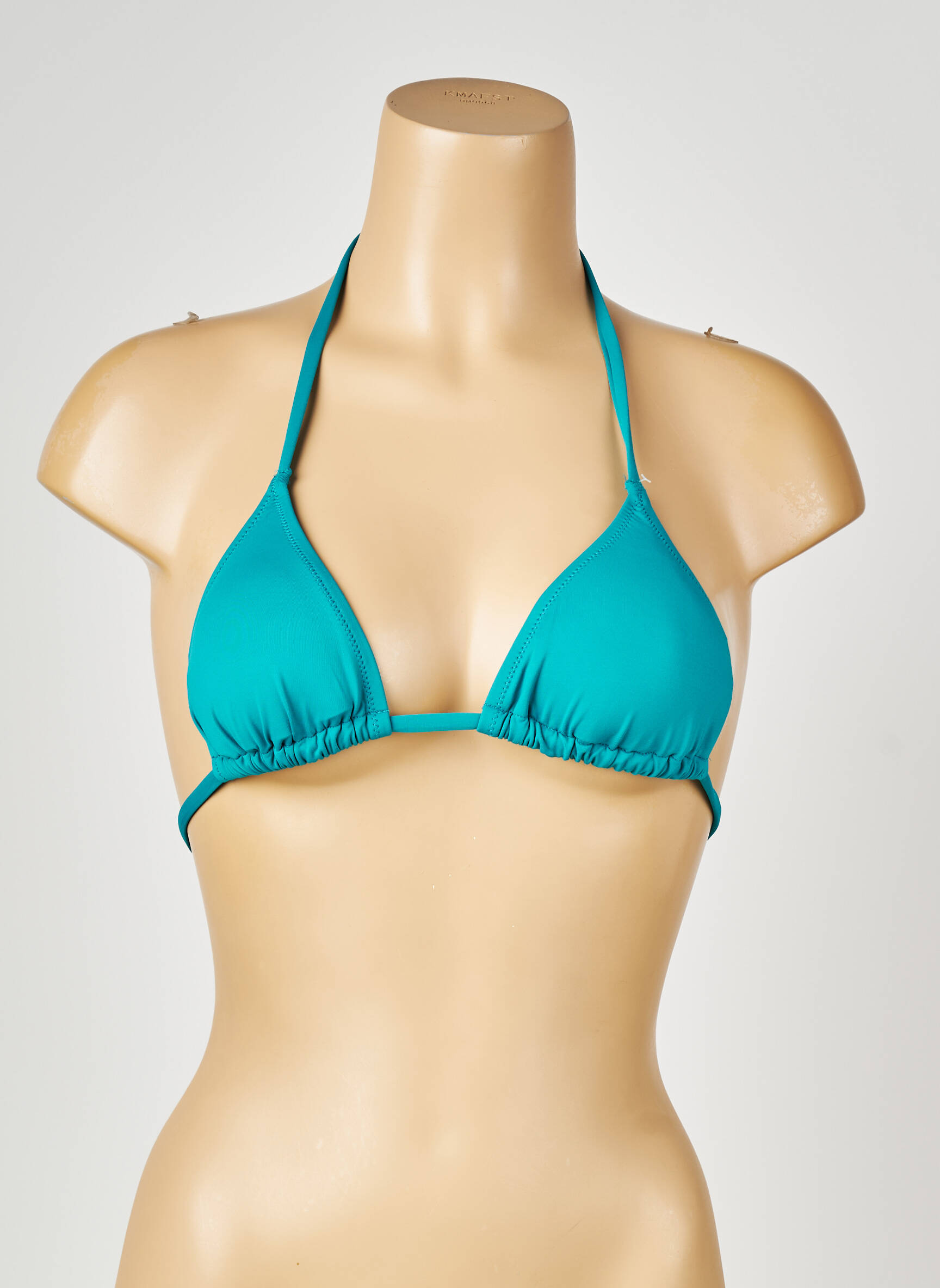 Sutien de costum de baie închidere cu legături de legat top triunghiuri albastru PRINCESSE TAM-TAM femeie