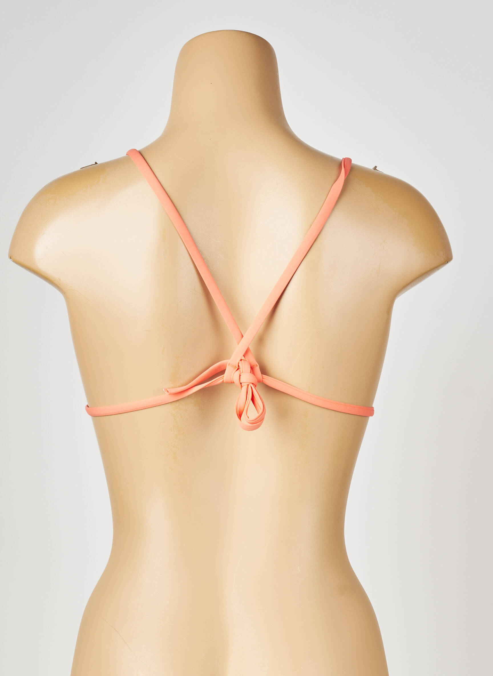 Sutien de costum de baie închidere cu legături de legat top triunghiuri portocalie PRINCESSE TAM-TAM femeie