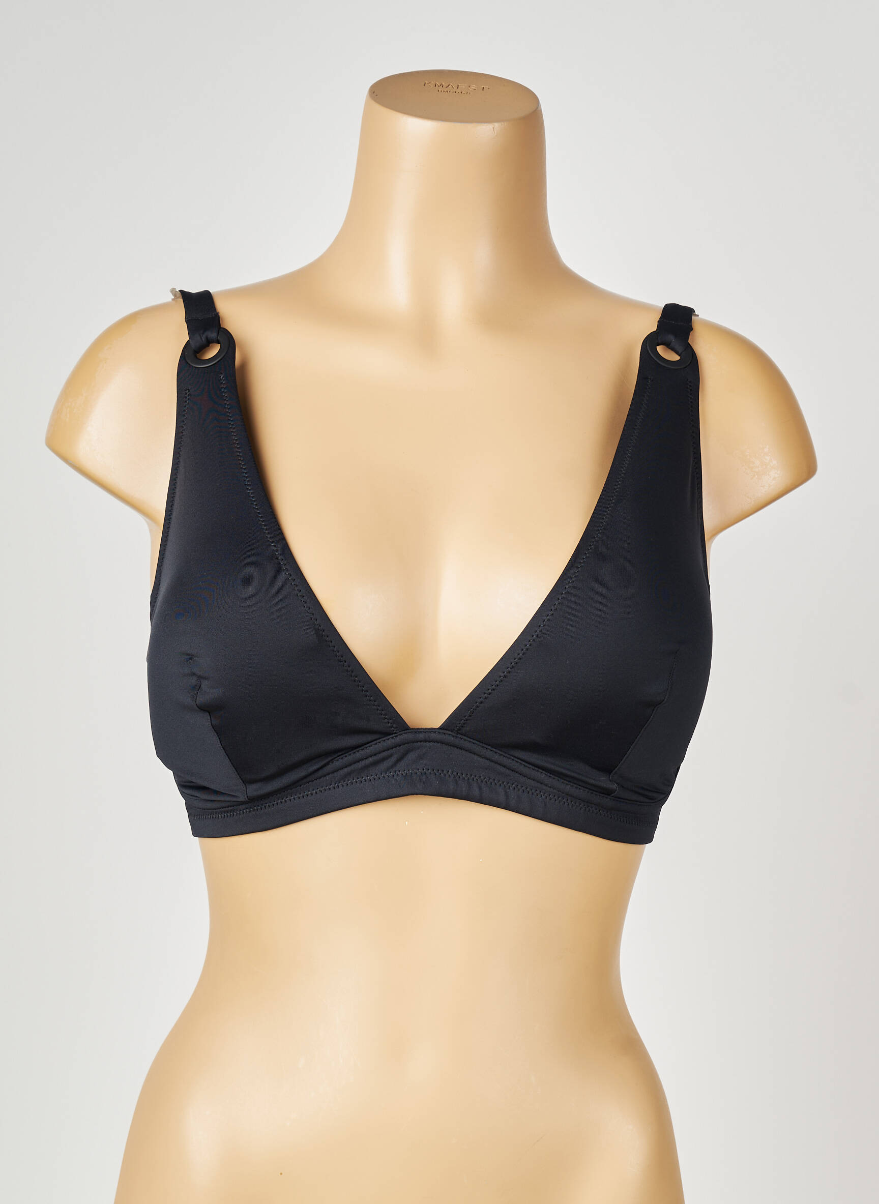 Sutien de costum de baie top triunghiuri top triunghiuri negru PRINCESSE TAM-TAM femeie