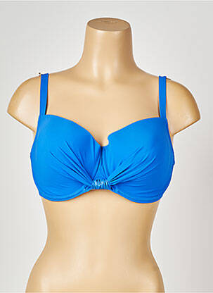 Sutien de costum de baie top sutien modelat top sutien modelat albastru ANTIGEL femeie