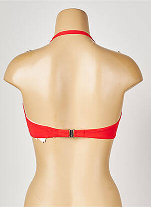 Sutien de costum de baie elasticitate top triunghiuri portocalie ANTIGEL femeie