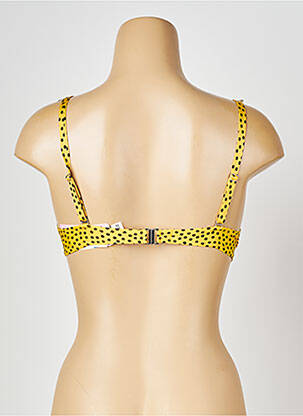Sutien de costum de baie elasticitate top sutien modelat galben ANTIGEL femeie