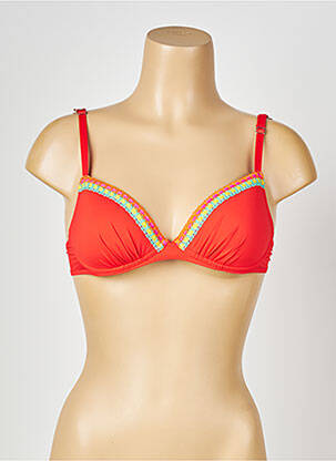Sutien de costum de baie elasticitate top sutien modelat portocalie ANTIGEL femeie
