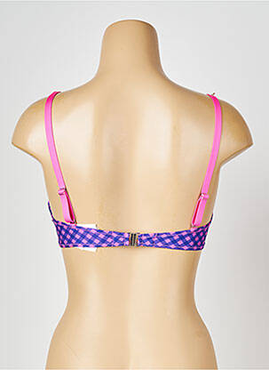Sutien de costum de baie elasticitate top sutien modelat albastru ANTIGEL femeie