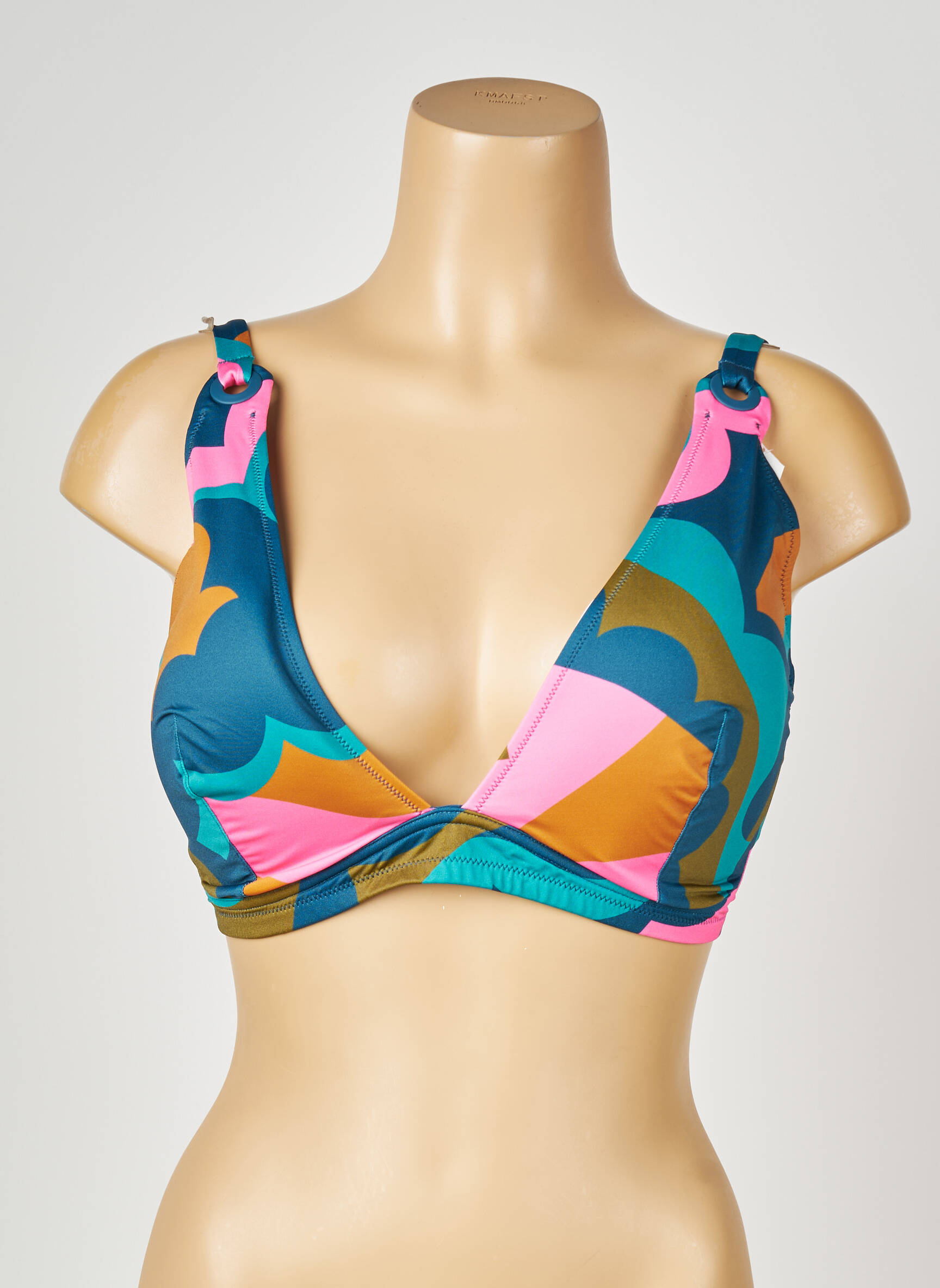 Sutien de costum de baie top triunghiuri top triunghiuri albastru PRINCESSE TAM-TAM femeie