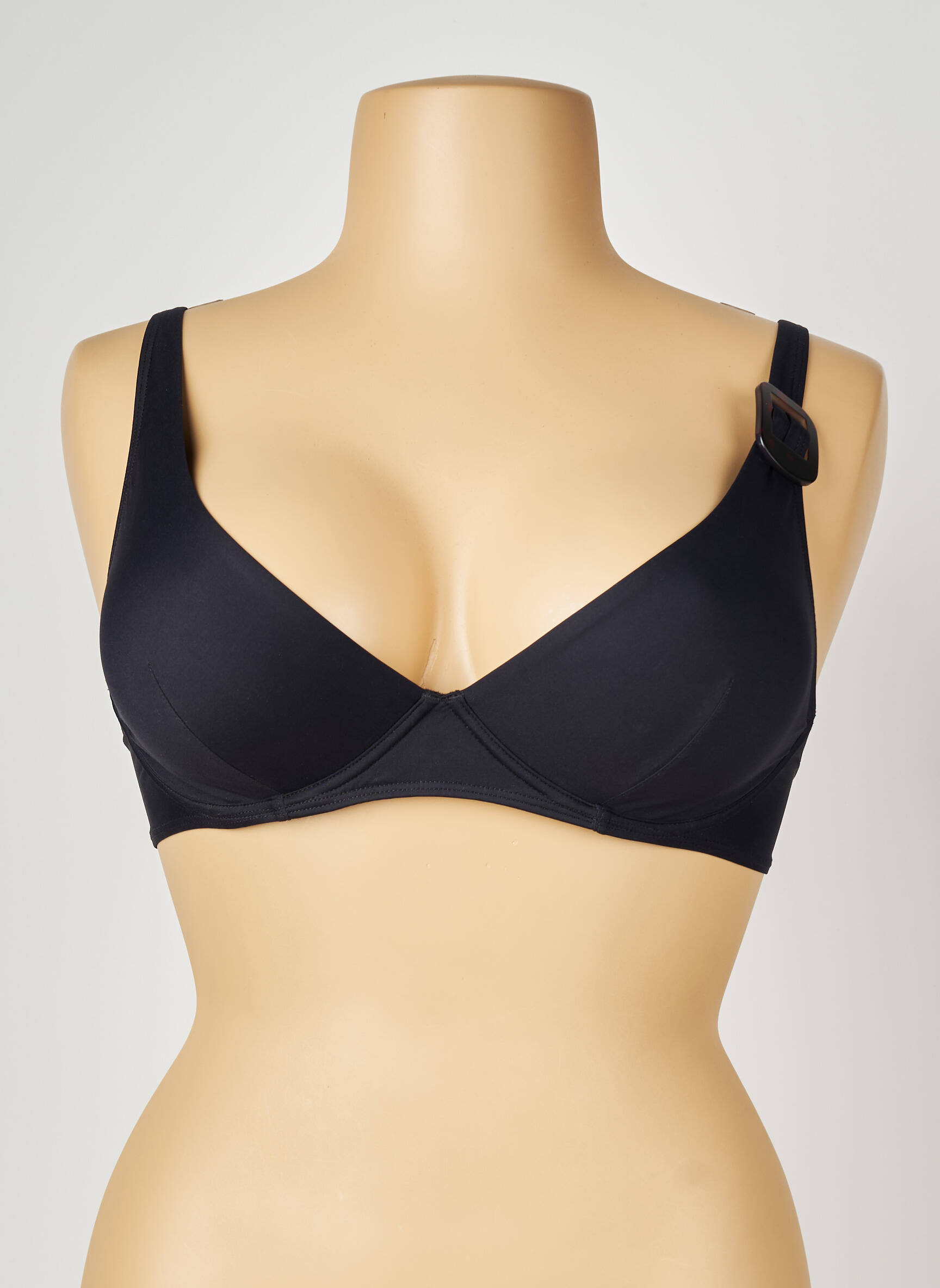 Sutien de costum de baie elasticitate sutien cupe întregi cu decolteu înalt negru SIMONE PERELE femeie