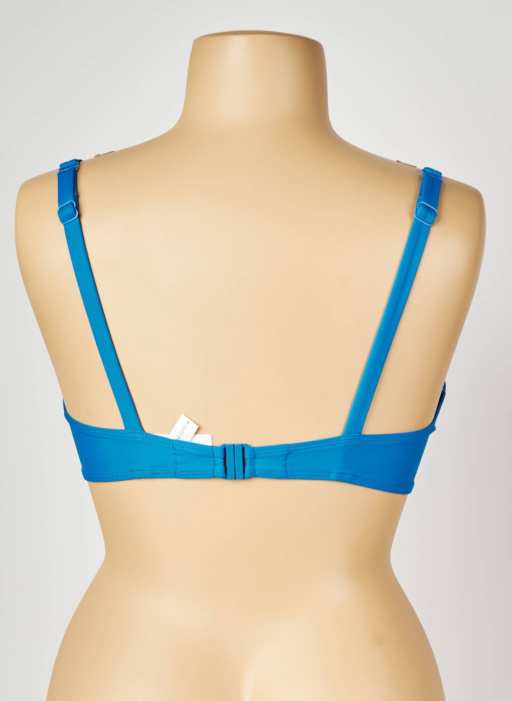 Sutien de costum de baie elasticitate sutien cupe întregi cu decolteu înalt albastru SIMONE PERELE femeie