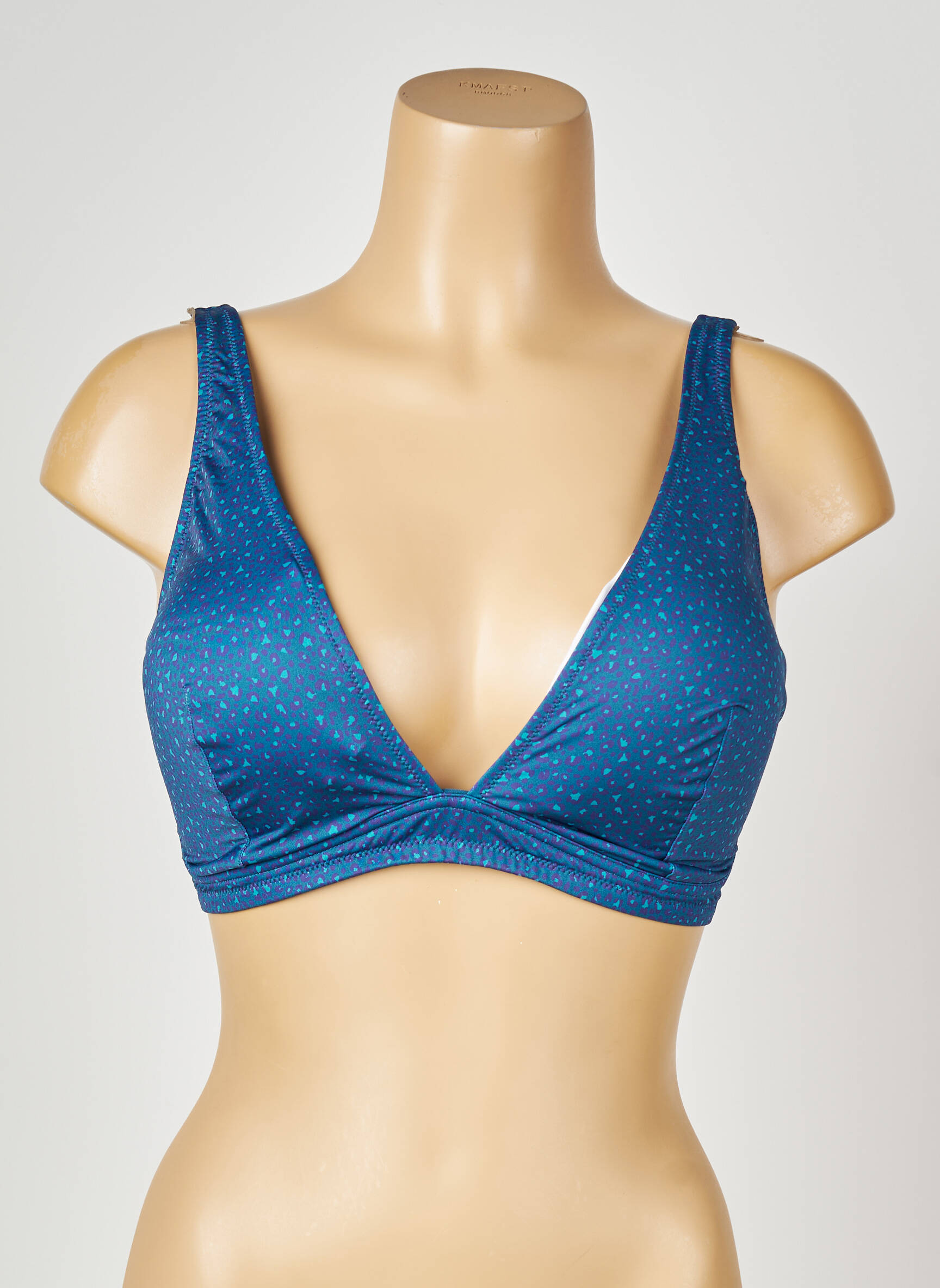 Sutien de costum de baie top sutien modelat top sutien modelat albastru PRINCESSE TAM-TAM femeie