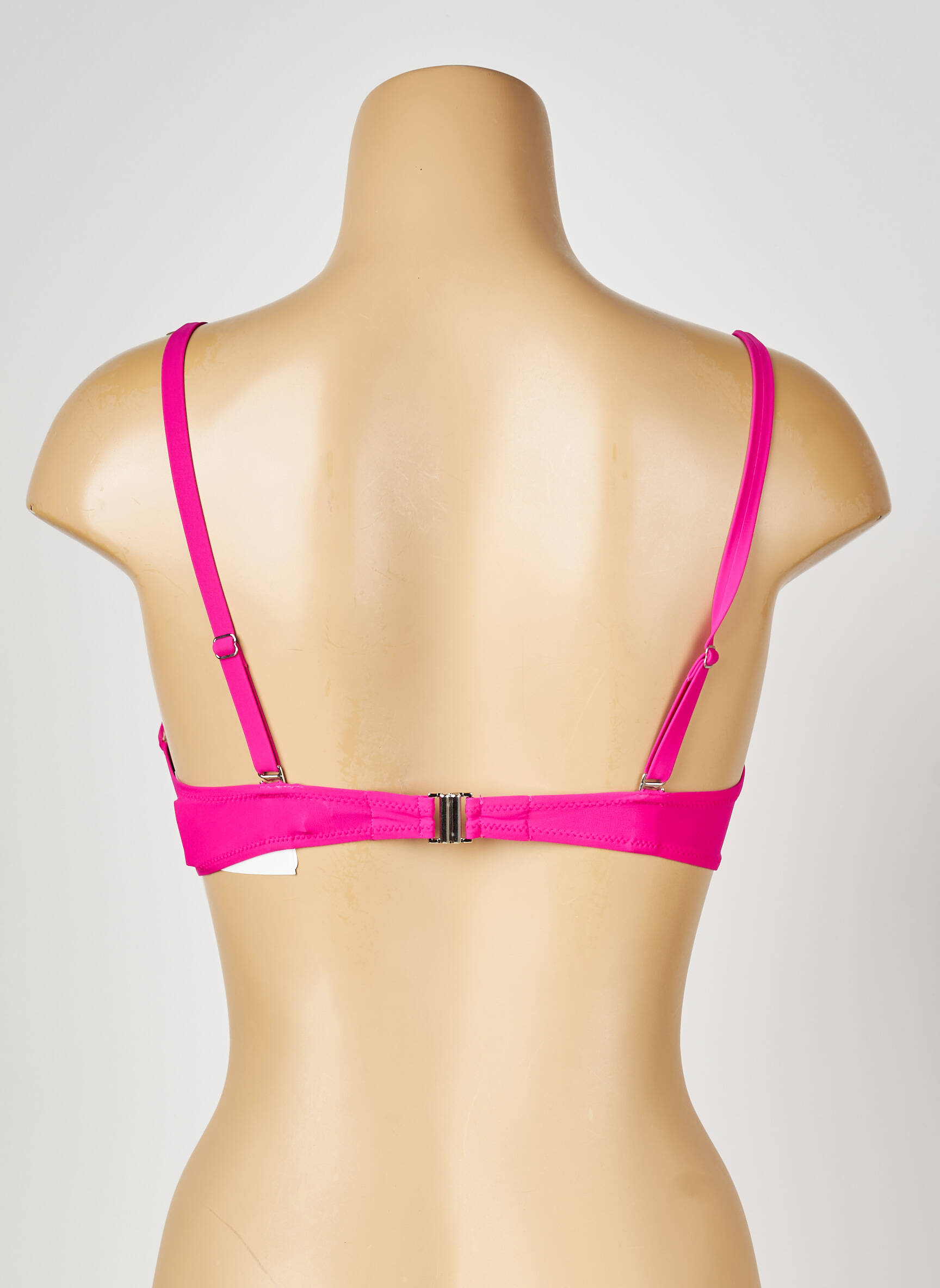 Sutien de costum de baie bretele elastice detașabile top sutien modelat roz ANTIGEL femeie