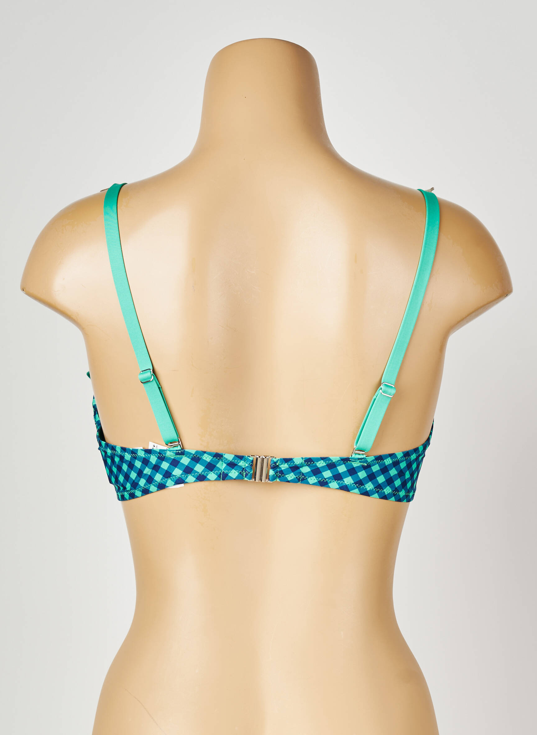Sutien de costum de baie top sutien modelat top sutien modelat albastru ANTIGEL femeie