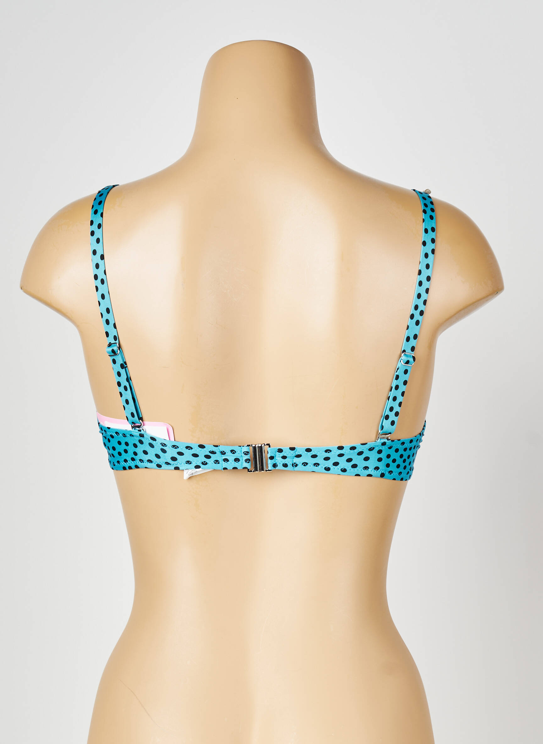 Sutien de costum de baie elasticitate top sutien modelat albastru ANTIGEL femeie
