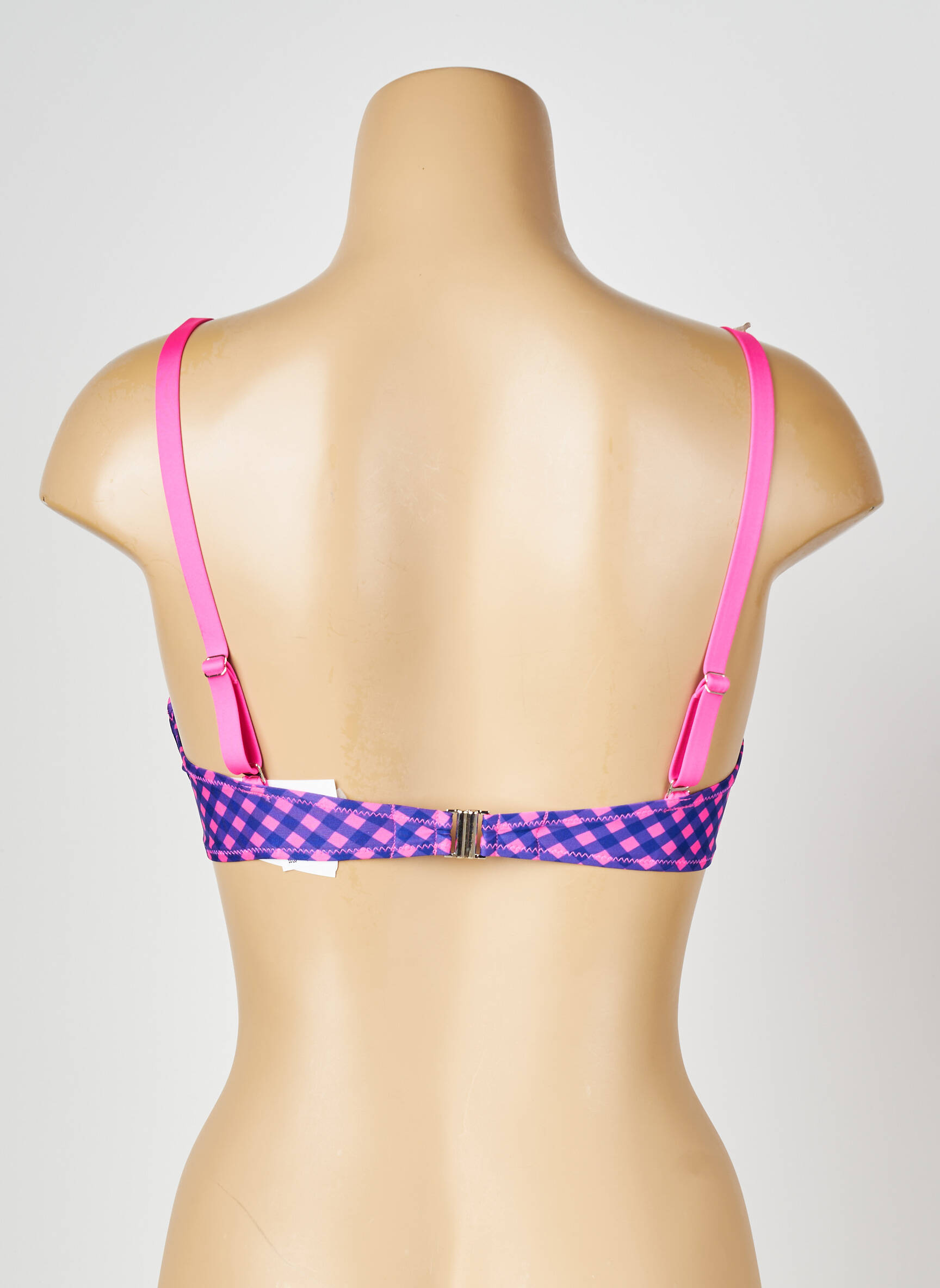 Sutien de costum de baie elasticitate top sutien modelat albastru ANTIGEL femeie