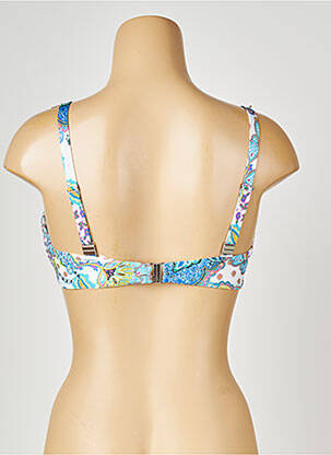 Sutien de costum de baie top sutien modelat top sutien modelat albastru ANTIGEL femeie