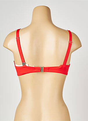 Sutien de costum de baie elasticitate top sutien modelat roșu ANTIGEL femeie