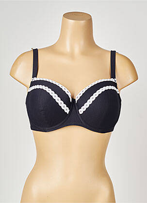 Sutien de costum de baie elasticitate top sutien modelat negru ANTIGEL femeie