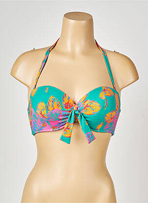Sutien de costum de baie top bentiță top bentiță verde SIMONE PERELE femeie