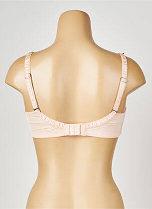 Sutien efect material satinat top sutien modelat roz VALEGE femeie