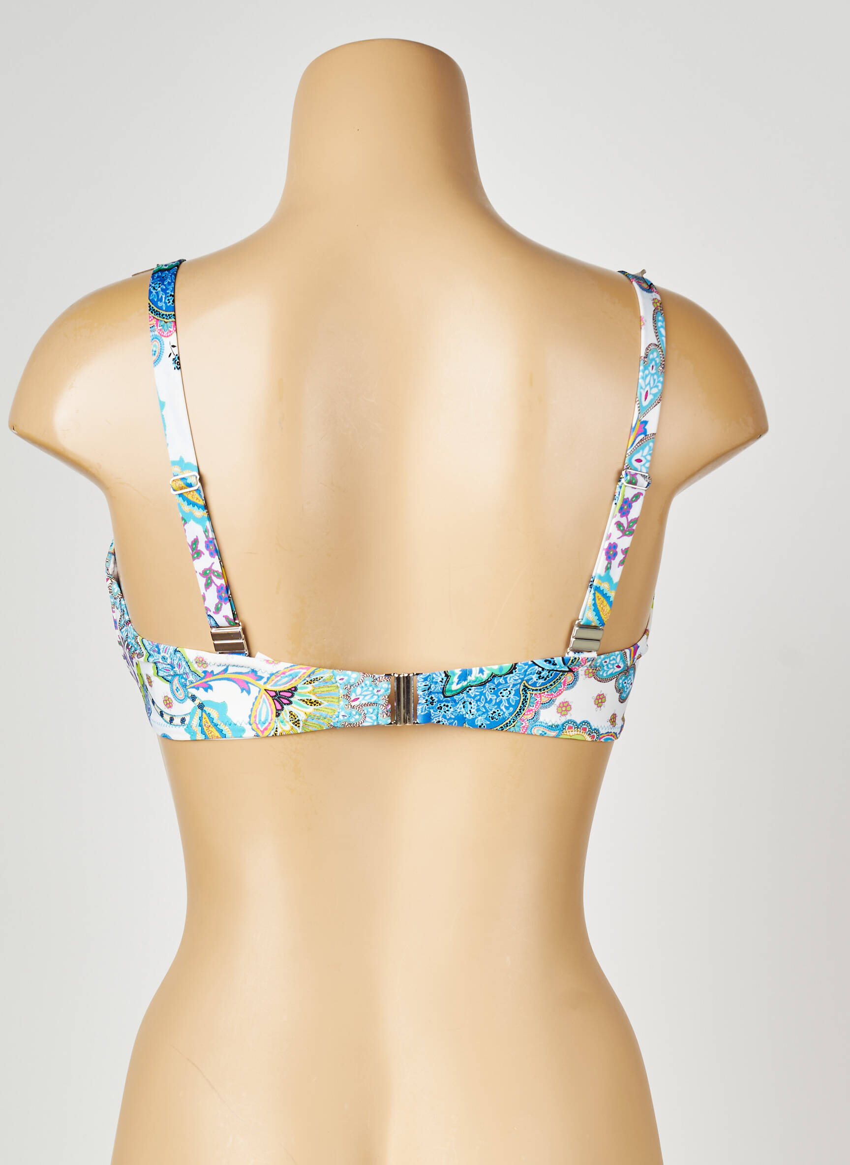 Sutien de costum de baie top sutien modelat top sutien modelat albastru ANTIGEL femeie